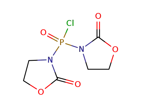 Molecular Structure of 68641-49-6 (Bis(2-oxo-3-oxazolidinyl)phosphinic chloride)