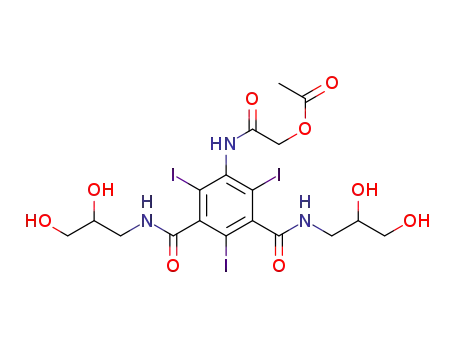 2-((3,5-bis((2,3-dihydroxypropyl)carbamoyl)-2,4,6-triiodophenyl)amino)-2-oxoethyl acetate