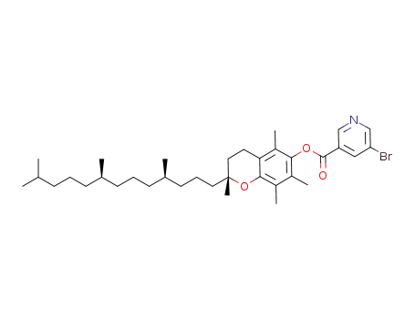 (R)-2,5,7,8-tetramethyl-2-((4R,8R)-4,8,12-trimethyltridecyl)chroman-6-yl 5-bromonicotinate