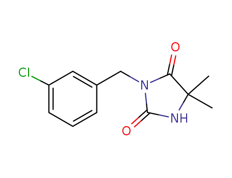3-(3-chlorobenzyl)-5,5-dimethylimidazolidine-2,4-dione