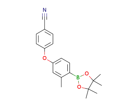 pinacol 4-(4-cyanophenoxy)-2-methylphenylborate