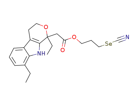 3-selenocyanatopropyl 2-(1,8-diethyl-1,3,4,9-tetrahydropyrano[3,4-b]indol-1-yl)acetate