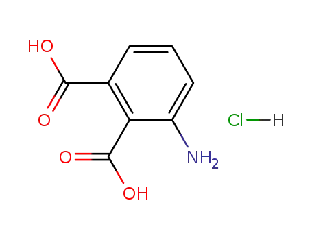 Molecular Structure of 6946-22-1 (3-AMINOPHTHALIC ACID HYDROCHLORIDE)