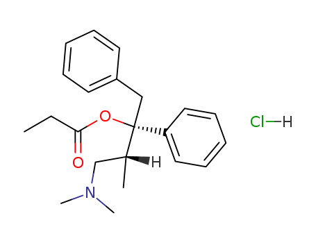 Benzeneethanol, a-[(1R)-2-(dimethylamino)-1-methylethyl]-a-phenyl-, 1-propanoate,hydrochloride (1:1), (aS)-(1639-60-7)
