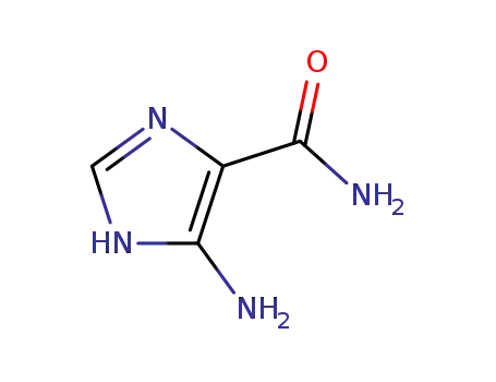 Molecular Structure of 360-97-4 (5-Amino-4-imidazolecarboxamide)