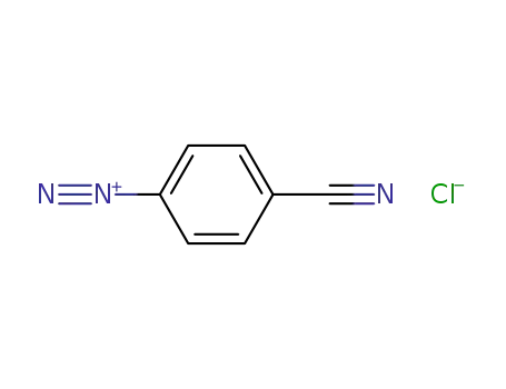 p-cyanobenzenediazonium chloride