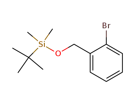 Molecular Structure of 94236-20-1 (Silane, [(2-bromophenyl)methoxy](1,1-dimethylethyl)dimethyl-)