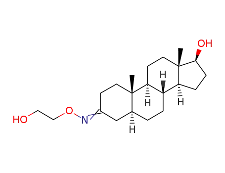 (Z)-17β-hydroxy-5α-androstan-3-one O-(2-hydroxyethyl)oxime