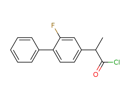 α-Methyl-3-fluoro-4-phenylbenzeneacetyl chloride