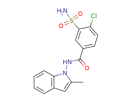 Indapamide Related Compound A (50 mg) (4-chloro-N-(2-methyl-1H-indol-1-yl)-3-sulfamoylbenzamide)