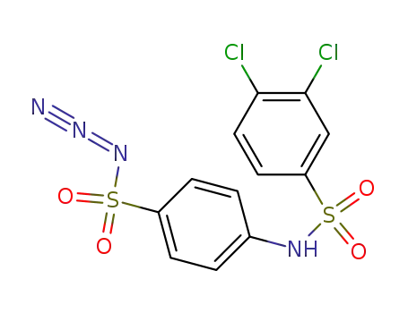 Molecular Structure of 93345-12-1 (Benzenesulfonyl azide, 4-[[(3,4-dichlorophenyl)sulfonyl]amino]-)