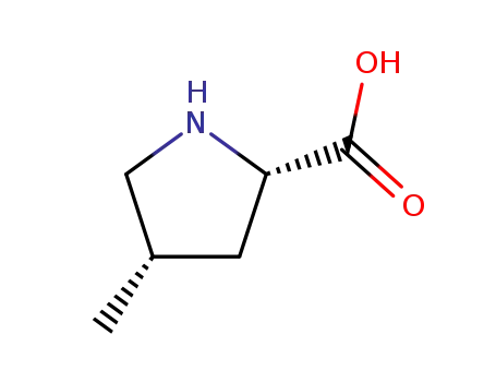 Molecular Structure of 6734-41-4 ((4S)-4-METHYL-L-PROLINE)