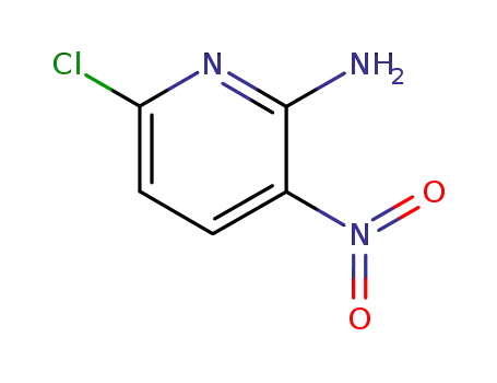 Molecular Structure of 27048-04-0 (2-Amino-6-chloro-3-nitropyridine)