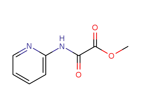 Molecular Structure of 54166-60-8 (Acetic acid, oxo(2-pyridinylamino)-, methyl ester)