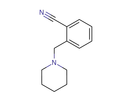 Molecular Structure of 135277-08-6 (2-(piperidin-1-ylmethyl)benzonitrile)