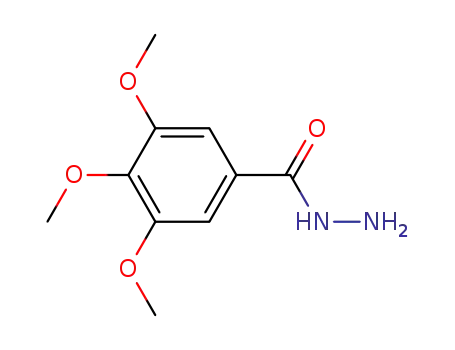 Molecular Structure of 3291-03-0 (3,4,5-Trimethoxybenzhydrazide)