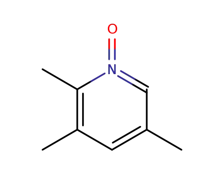 Molecular Structure of 74409-42-0 (2,3,5-Trimethylpyridine-1-Oxide)