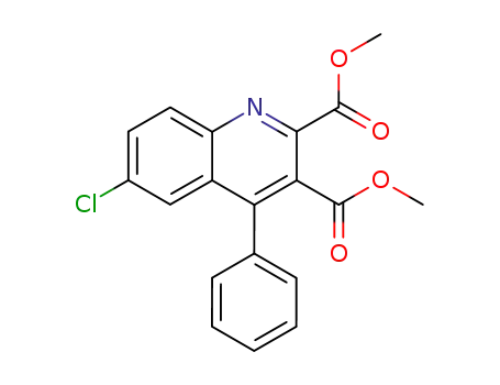 dimethyl 4-phenyl-6-chloroquinoline-2,3-dicarboxylate
