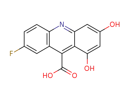 acide 7-fluoro-1,3-dihydroacridine-9-carboxylique