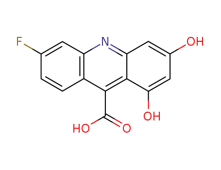 acide 6-fluoro-1,3-dihydroacridine-9-carboxylique