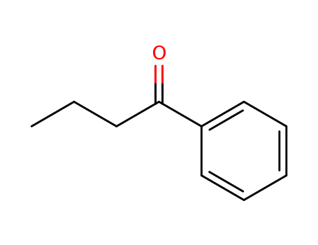 495-40-9,Butyrophenone,Butyrophenone(6CI,8CI);1-Benzoylpropane;1-Phenyl-1-butanone;Butanophenone;NSC 8463;Phenyl n-propyl ketone;Phenyl propyl ketone;Propyl phenyl ketone;n-Butyrophenone;n-Propyl phenyl ketone;