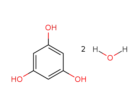 Molecular Structure of 6099-90-7 (Phloroglucinol dihydrate)