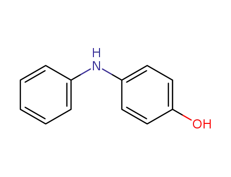 Molecular Structure of 122-37-2 (4-Hydroxydiphenylamine)