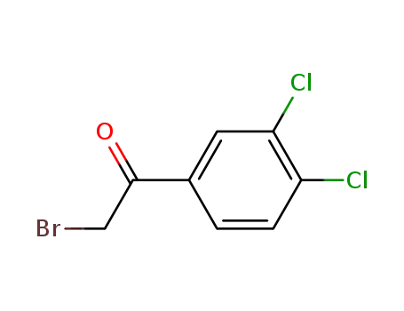 Molecular Structure of 2632-10-2 (3,4-DICHLOROPHENACYL BROMIDE)