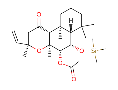 7β-acetoxy-8,13-epoxy-6β-trimethylsilanyloxy-labd-14-en-11-one