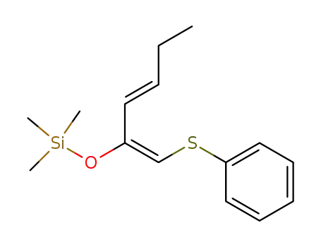 Trimethyl-{(E)-1-[1-phenylsulfanyl-meth-(E)-ylidene]-pent-2-enyloxy}-silane