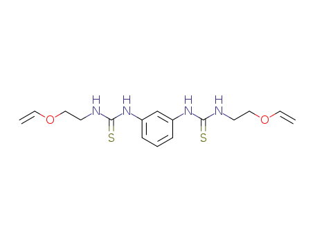 1-(2-Vinyloxy-ethyl)-3-{3-[3-(2-vinyloxy-ethyl)-thioureido]-phenyl}-thiourea