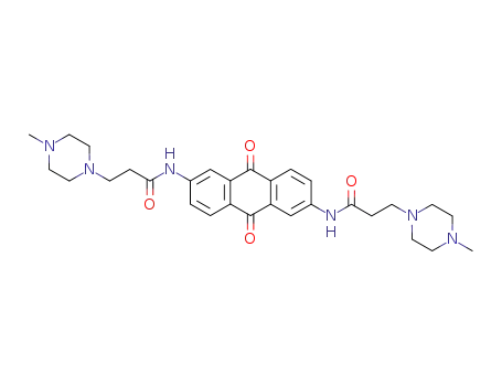 2,6-bis<3-(4-methylpiperazino)propionamido>anthracene-9,10-dione
