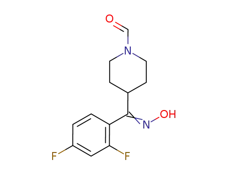 1-formyl-4-(2,4-difluorobenzoyl)piperidine oxime