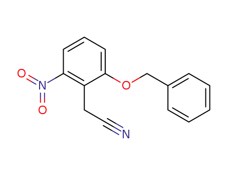 2-(2-benzyloxy-6-nitrophenyl)acetonitrile