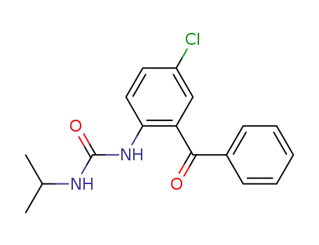 1-(2-benzoyl-4-chlorophenyl)-3-isopropylurea