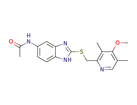 N-[2-(4-Methoxy-3,5-dimethyl-pyridin-2-ylmethylsulfanyl)-1H-benzoimidazol-5-yl]-acetamide
