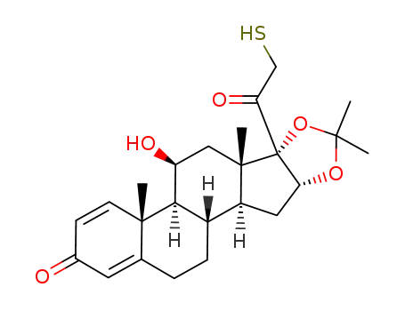 11β-hydroxy-16α,17α-isopropylidenedioxy-21-mercapto-1,4-pregnadiene-3,20-dione
