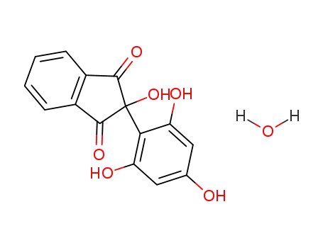 (trihydroxy-2,4,6 phenyl)-2 hydroxy-2 indanedione-1,3 monohydrate