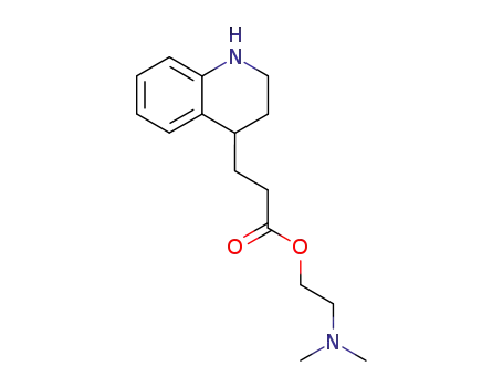 (N,N-dimethylamino)ethyl 1,2,3,4-tetrahydroquinoline-4-propanoate