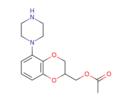 Acetic acid 5-piperazin-1-yl-2,3-dihydro-benzo[1,4]dioxin-2-ylmethyl ester