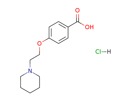 4-2-(1-piperidinyl)ethoxy benzoic acid hydrochloride