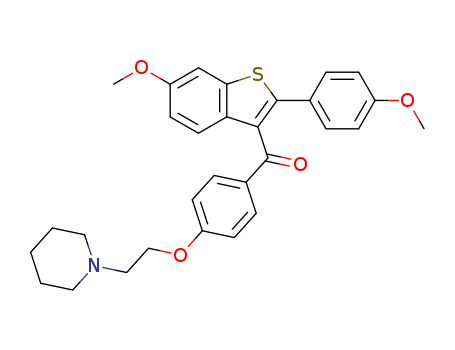 Methanone,[6-methoxy-2-(4-methoxyphenyl)benzo[b]thien-3-yl][4-[2-(1-piperidinyl)ethoxy]phenyl]-