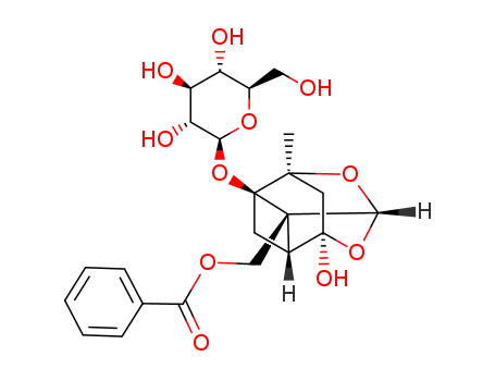 23180-57-6,Paeoniflorin,5b-((Benzoyloxy)methyl)tetrahydro-5-hydroxy-2-methyl-2,5-methano-lH-3,4-dioxacyclobuta(cd)pentalen-1a(2H)-yl-beta-D-glucopyranoside;a-D-Glucopyranoside,(1aR,2S,3aR,5R,5aR,5bS)- 5b-[(benzoyloxy)methyl]tetrahydro-5-hydroxy- 2-methyl-2,5-methano-1H-3,4-dioxacyclobuta[ cd]pentalen-1a(2H)-yl;beta-d-Glucopyranoside, 5b-((benzoyloxy)methyl)tetrahydro-5-hydroxy-2-methyl-2,5-methano-1H-3,4-dioxacyclobuta(cd)pentalen-1a(2H)-yl, (1aR-(1aalpha,2beta,3aalpha,5alpha,5aalpha,5balpha))-;.beta.-D-Glucopyranoside, (1aR,2S,3aR,5R,5aR,5bS)-5b-[(benzoyloxy)methyl]tetrahydro-5-hydroxy-2-methyl-2,5-methano-1H-3,4-dioxacyclobuta[cd]pentalen-1a(2H)-yl;Paeonia moutan;beta-D-Glucopyranoside, (1aS,2R,3aR,5R,5aR,5bS)-5b-((benzoyloxy)methyl)tetrahydro-5-hydroxy-2-methyl-2,5-methano-1H-3,4-dioxacyclobuta(cd)pentalen-1a(2H)-yl;White Peony P.E.-Paeoniflorin;White Peony Root P.E.;Boswellin Extract;Paeoniflorm;