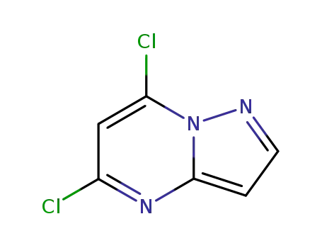Molecular Structure of 57489-77-7 (5,7-Dichloropyrazolo[1,5-a]pyrimidine)