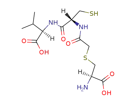 (R)-2-{(R)-2-[2-((R)-2-Amino-2-carboxy-ethylsulfanyl)-acetylamino]-3-mercapto-propionylamino}-3-methyl-butyric acid