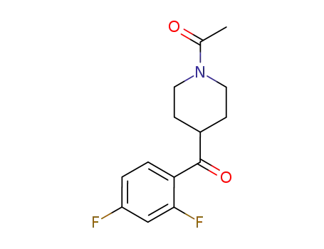 1-[4-(2.4-Difluoro-benzoyl)-piperidin-1-yl]-ethanone