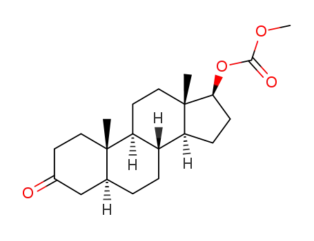 17β-methoxycarbonyloxy-5α-androstan-3-one