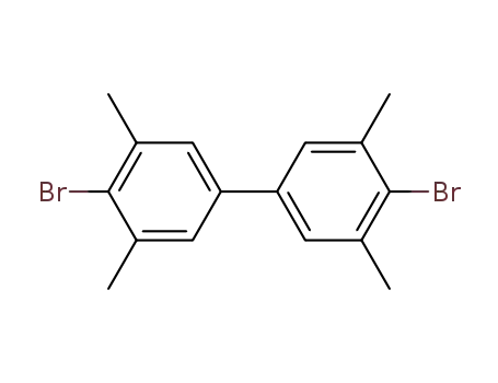 Molecular Structure of 144653-01-0 (1,1'-Biphenyl, 4,4'-dibromo-3,3',5,5'-tetramethyl-)