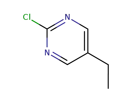 Molecular Structure of 111196-81-7 (2-Chloro-5-ethylpyrimidine)