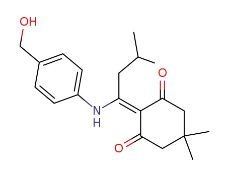 4-{N-[1-(4,4-dimethyl-2,6-dioxocyclohexylidene)-3-methylbutyl]amino}benzyl alcohol